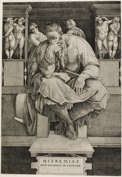 Jeremia av Nicolas Beatrizet