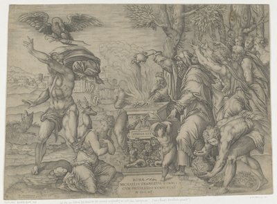 Tilbud av Iphigenia av Nicolas Beatrizet