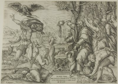 Iphigenia-offeret av Nicolas Beatrizet