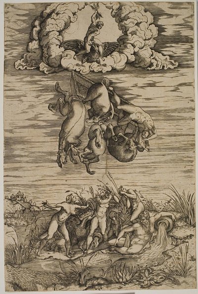 Phaetons fall av Nicolas Beatrizet
