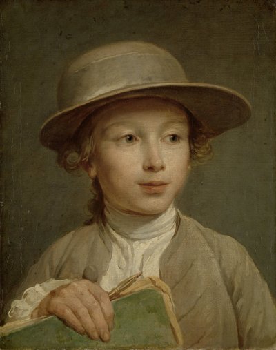 Gutt med tegnebok Gutt med tegnebok av Nicolas-Bernard Lepicie