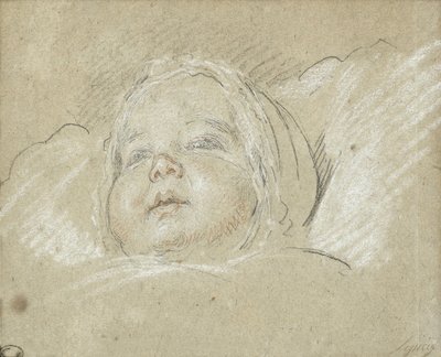 Louis-Philippe 1773-1850, hertug av Chartres som barn, 1773 av Nicolas-Bernard Lepicie