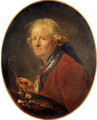 Selvportrett. av Nicolas-Bernard Lepicie