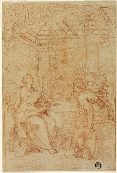 Kveldsmat i Emmaus av Nicolas Bertin