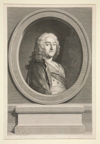 Portrett av Jean-François de Troy av Nicolas Delaunay