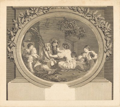 Utdanning er alt av Nicolas Delaunay after Jean Honoré Fragonard