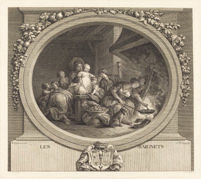 Donuts av Nicolas Delaunay after Jean Honoré Fragonard