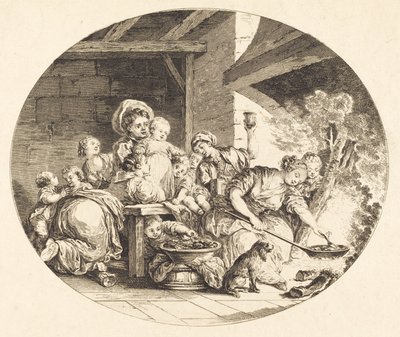 Donuts av Nicolas Delaunay after Jean Honoré Fragonard