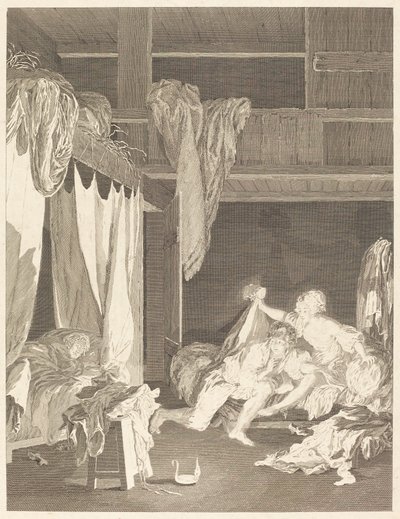 Sentinel er standard av Nicolas Delaunay after Pierre Antoine Baudouin