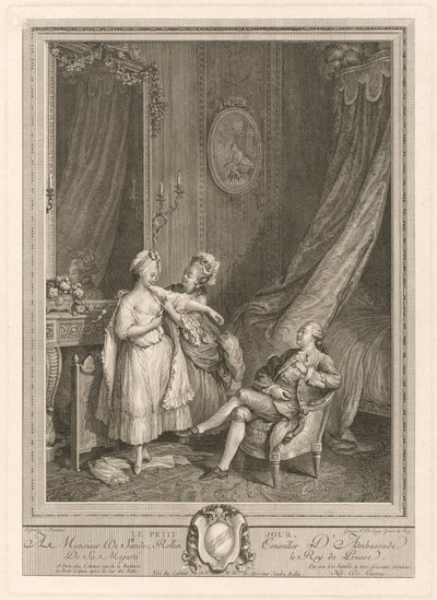 Den lille dagen av Nicolas Delaunay after Sigmund Freudenberger