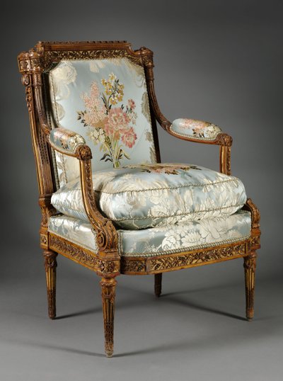 Lenestol, ca. 1785 (buksbom) av Nicolas-Denis Delaisement