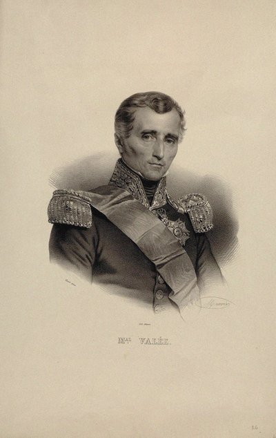 Portrett av Sylvain-Charles, Comte Valée 1773-1846. av Nicolas Eustache Maurin