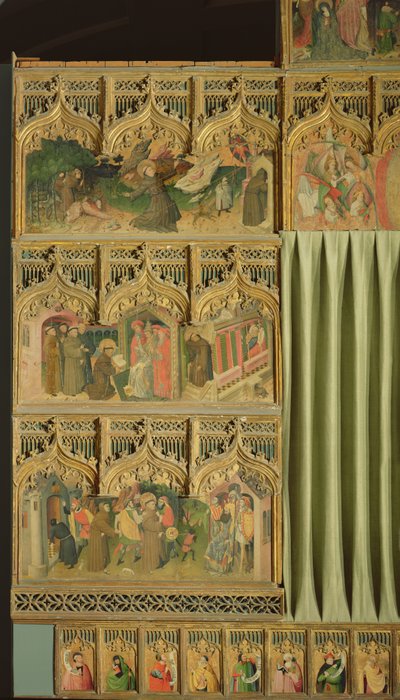 Rerodos av Jomfruens liv og St. Frans av Assisi av Nicolas Frances