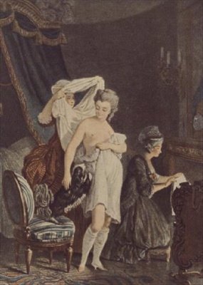 Påkledning (gravering) av Nicolas Francois Regnault