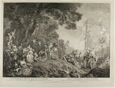 Pilgrimsreise til øya Cythera av Nicolas Henri Tardieu