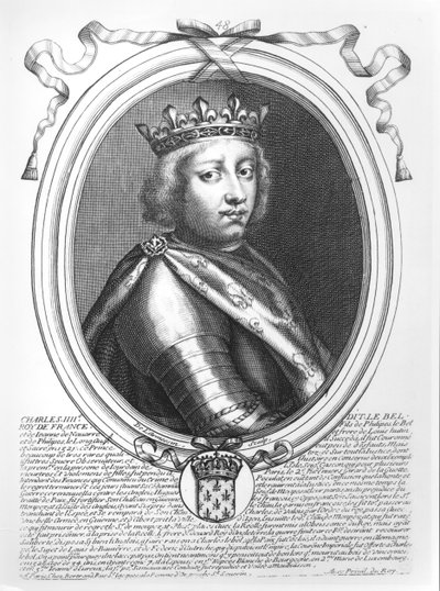 Charles IV (1294-1328) Fair, konge av Frankrike og Navarra, fra 
