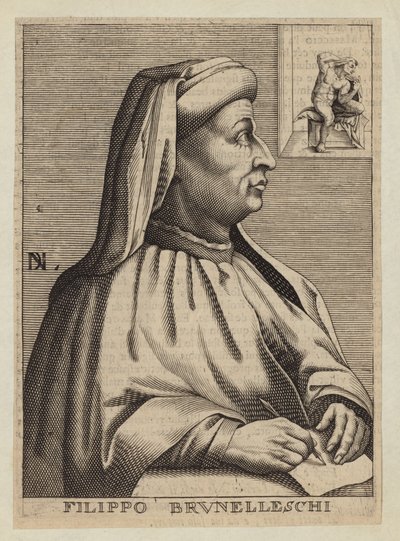 Filippo Brunelleschi, italiensk arkitekt og ingeniør av Nicolas II de Larmessin