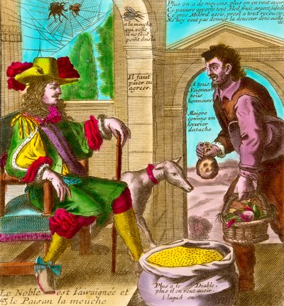 Third Estate Tax: “The Spider and the Fly” or “The Noble and the Peasant”   1400444   no       norwegian Successfully Translated  Original: Architecture Pittoresque ou Monuments des xveme. Et xvieme. Siecles: Chateaux De France des XV et XVI Siecles: Pl. 2 av Nicolas and Lagniet Jacques Guerard
