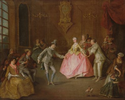 Før ballet av Nicolas Lancret