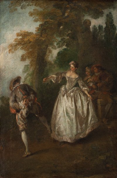 Friluftsdans av Nicolas Lancret