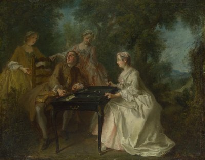 De fire tidene på dagen: Ettermiddag, ca. 1740 av Nicolas Lancret