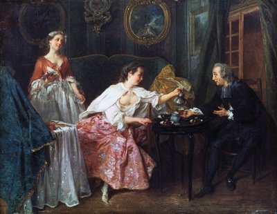 De fire tidene på dagen: Morgen, 1739 av Nicolas Lancret