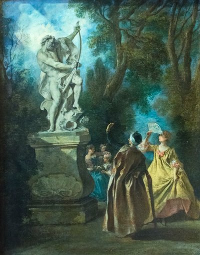 Perseren og statuen av Nicolas Lancret