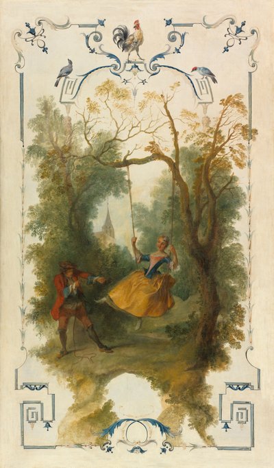 The Swing, ca. 1723-1727. av Nicolas Lancret