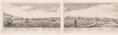 Utsikt over Barcelona Profil av byen og byen Barcelona (...) (tittel på objekt) av Nicolas Perelle
