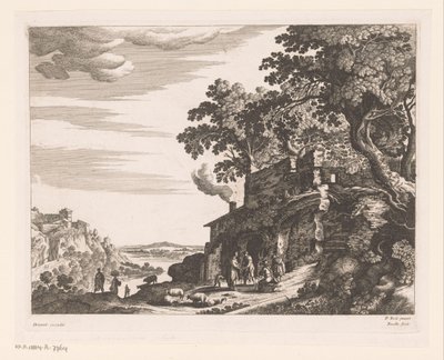 Hyrder ved en ruin av Nicolas Perelle