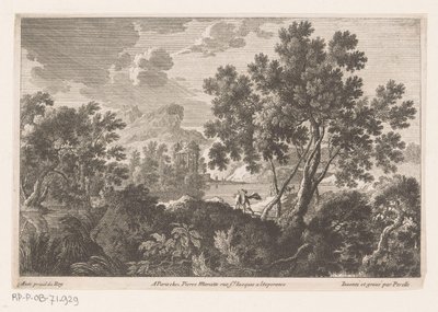 Landskap med ruin av Nicolas Perelle