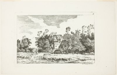 Landscape, fra Second Landscape Notebook av Nicolas Perignon
