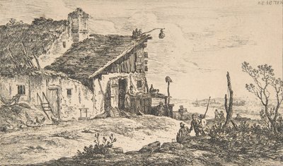 Rustikk landskap, 1772., 1772. av Nicolas Perignon