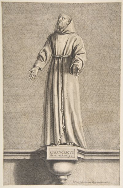 St. Francis.n.d. av Nicolas Pitau