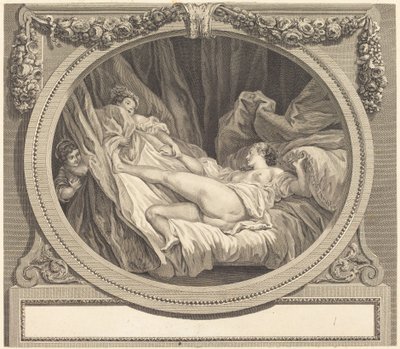 Glasset med vann av Nicolas Ponce after Jean Honoré Fragonard