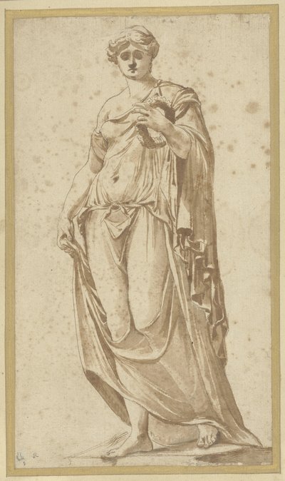 Flora Farnese, sett forfra av Nicolas Poussin (possibly)