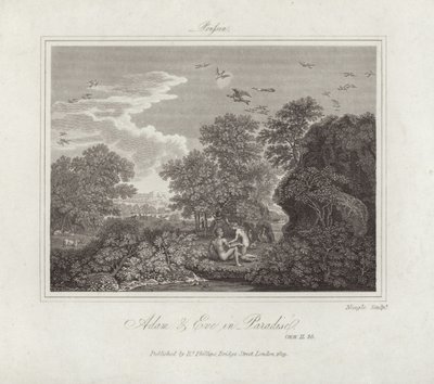 Adam og Eva av Nicolas Poussin