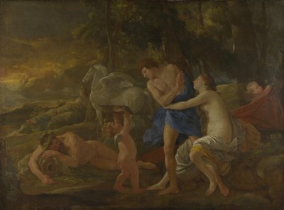 Cephalus og Aurora, ca. 1630 av Nicolas Poussin