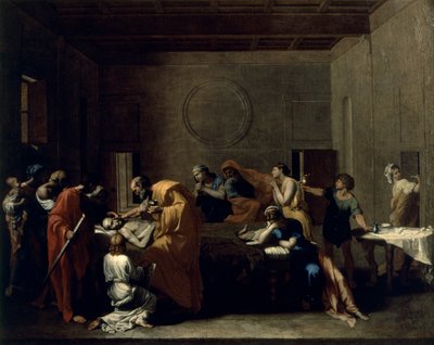 Extreme Unction, ca. 1638-40 av Nicolas Poussin