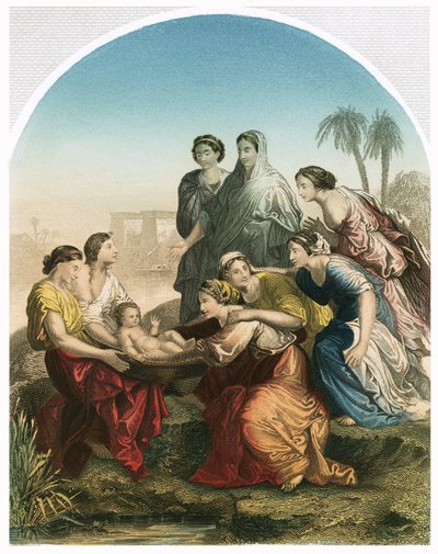 Funnet av Moses av Nicolas Poussin