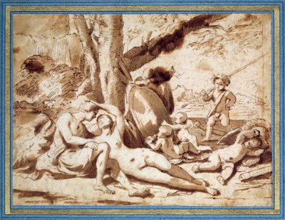 Mars og Venus av Nicolas Poussin