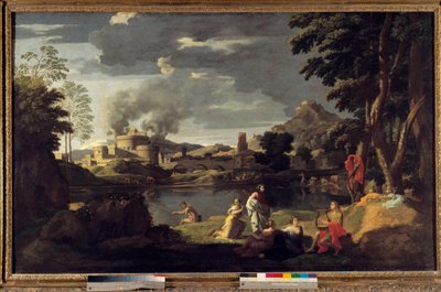 Orfeus og Eurydike Maleri av Nicolas Poussin av Nicolas Poussin