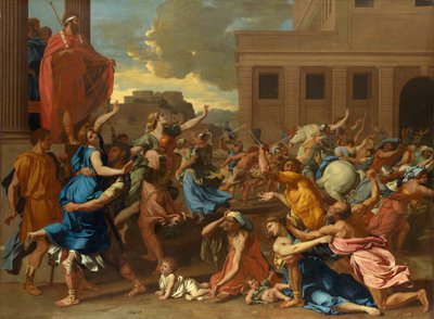 Ran av Sabinskvinnene av Nicolas Poussin