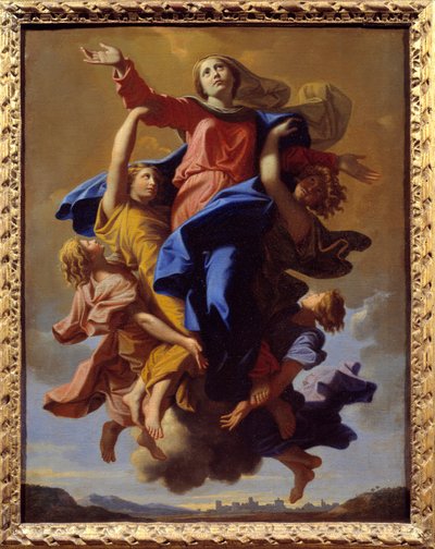 The Assumption of the Virgin Painting av Nicolas Poussin av Nicolas Poussin