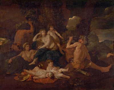 The Infancy of Bacchus, ca. 1630 av Nicolas Poussin
