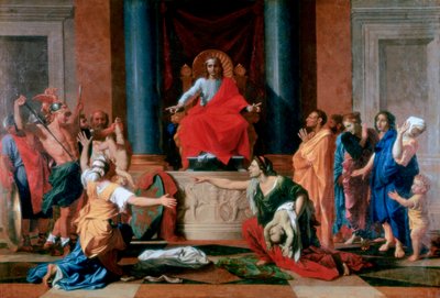 Salomos dom, 1649 av Nicolas Poussin