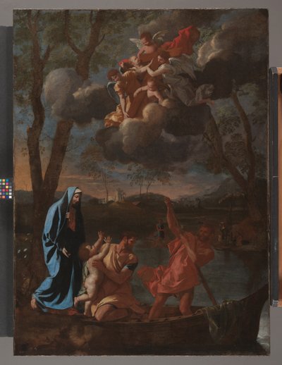 The Retur of the Holy Family to Nazareth, ca. 1627 (olje på lerret) av Nicolas Poussin