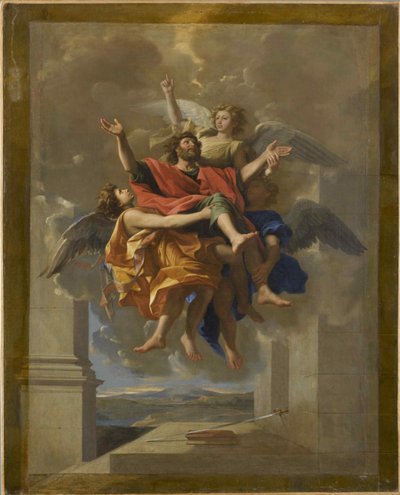 Ekstasen til Saint Paul, 1650. av Nicolas Poussin