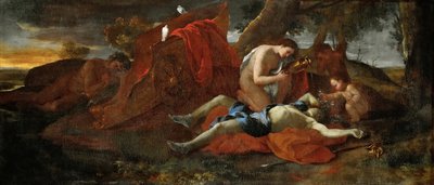 Venus sørger over Adonis, 1626. av Nicolas Poussin