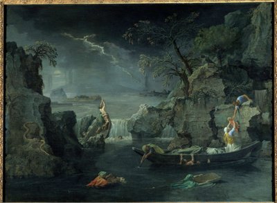 Vinter eller syndflod. Maleri av Nicolas Poussin (1594-1665), rundt 1660-1664. Olje på lerret. Mål: 1,18 x 1,60m. av Nicolas Poussin